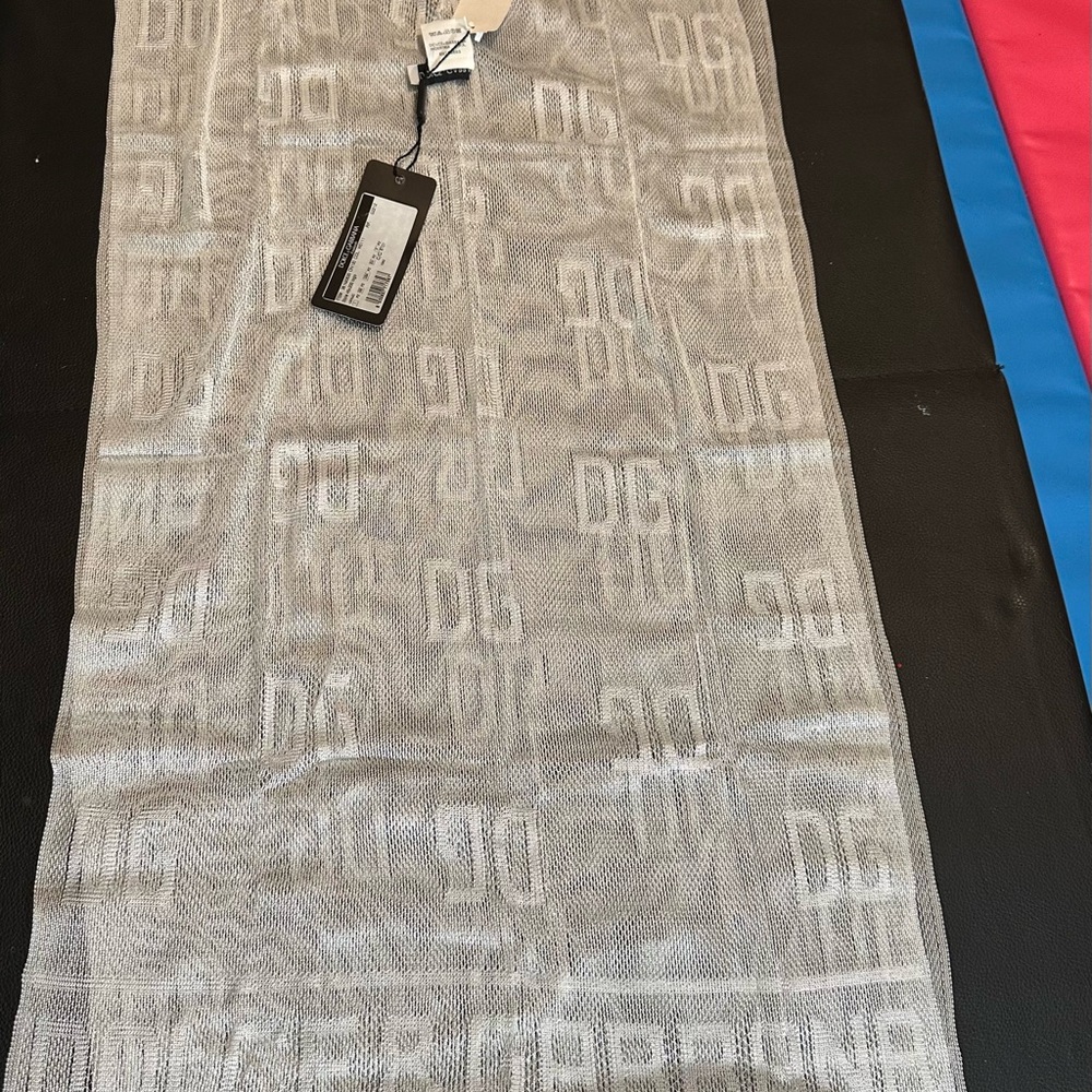 D&G dolce & Gabbana new with tags knitted long scarf stole y2k
